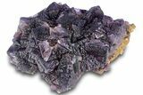 Dark Purple Fluorite Crystal Cluster - Cave-in-Rock, Illinois #322803-2